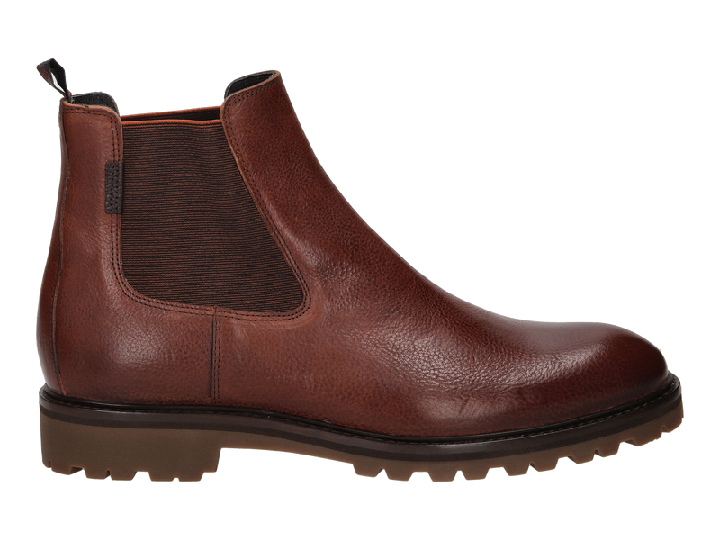 Floris Van Bommel Veterschoenen Cognac