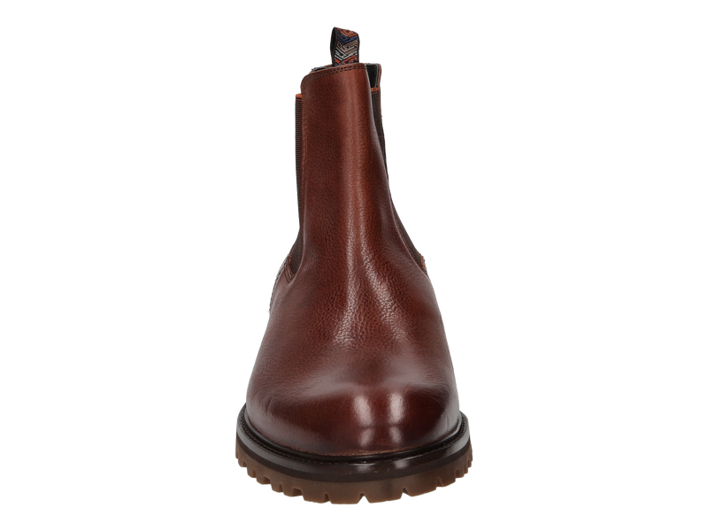 Floris Van Bommel Veterschoenen Cognac