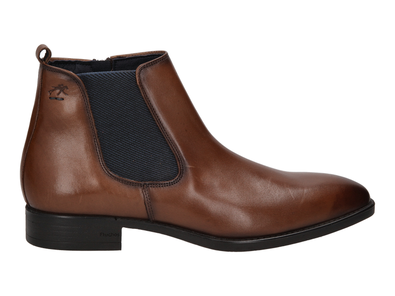 Voir le produit 'Fluchos Bottines Cognac' (en anglais) Fluchos Bottines Cognac