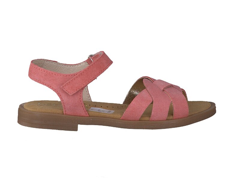 Beberlis Sandals Koraalrood