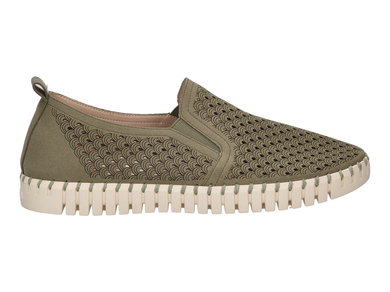 Bekijk product 'Ilse Jacobsen Loafers Kaki' Ilse Jacobsen Loafers Kaki