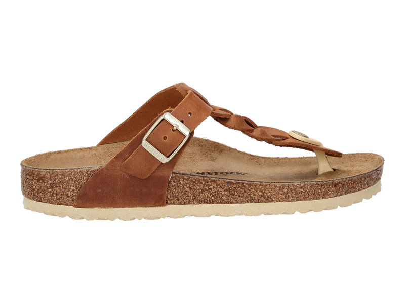 Voir le produit 'Birkenstock Tongues Cognac' (en anglais) Birkenstock Tongues Cognac