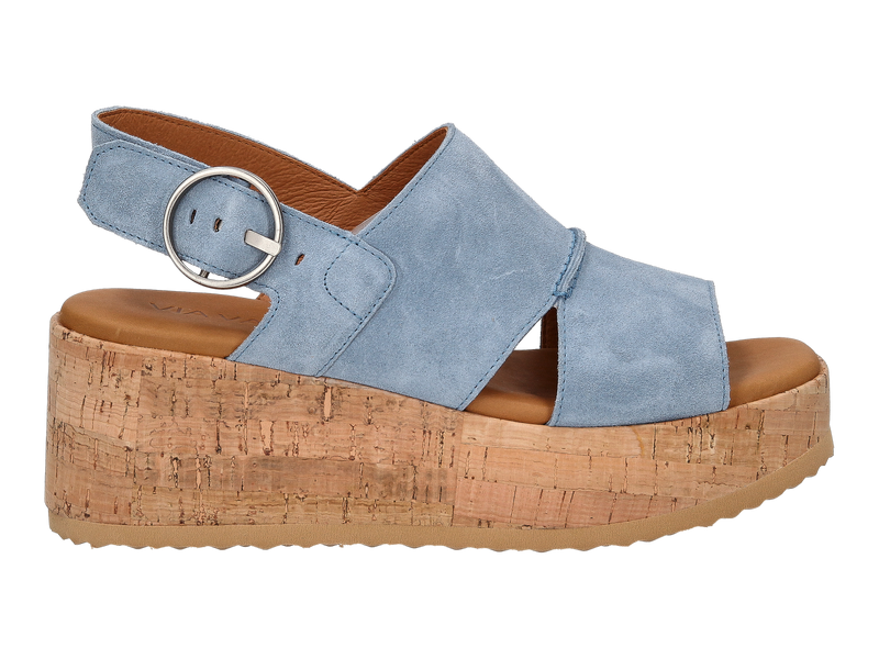 Via Vai Sandalen Blauw