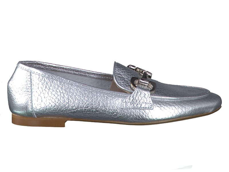 Gianluca Pisati Mocassins Argent