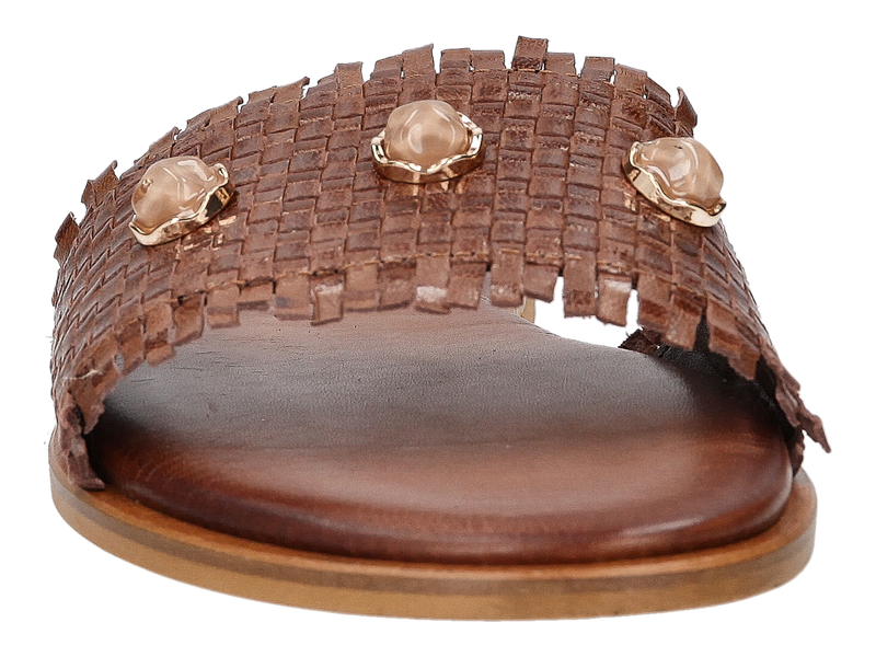 Caryatis Mules Brown