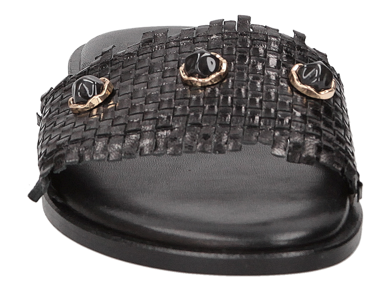 Caryatis Mules Black