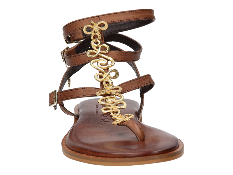 Caryatis Sandalen Bruin