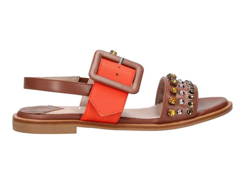 Eliza Di Venezia Sandales Cognac