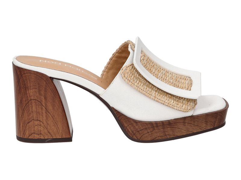 Noa Harmon Mules Blanc