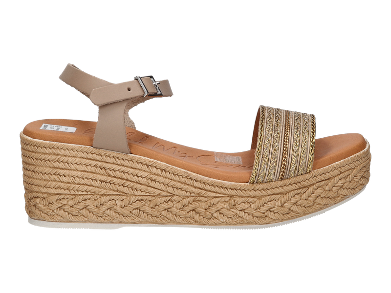 Oh My Sandals Sandalen Taupe