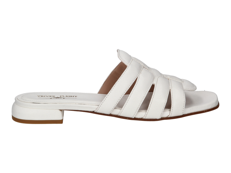 Triver Flight Mules Off White