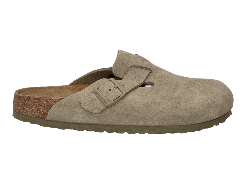 Voir le produit 'Birkenstock Mules Kaki' (en anglais) Birkenstock Mules Kaki