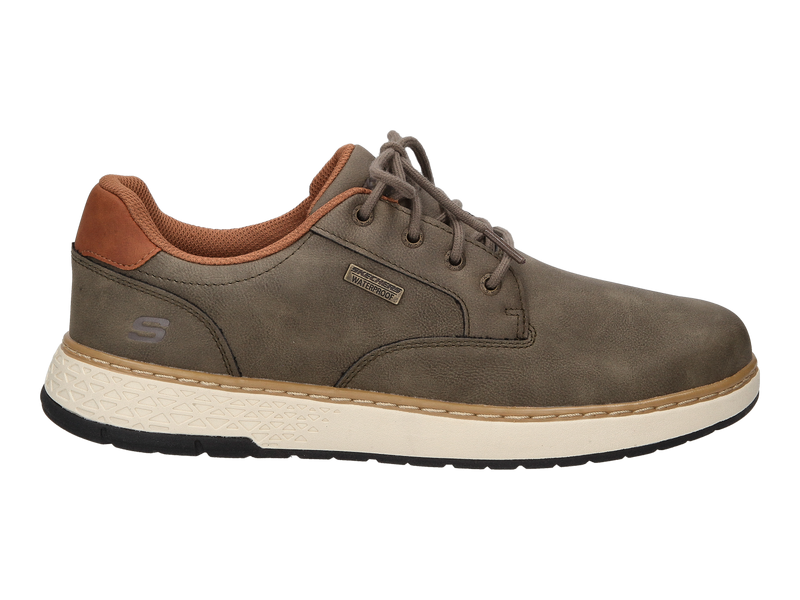 Skechers Chaussures à Lacets Kaki