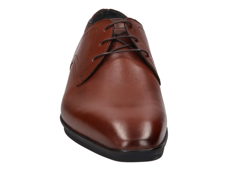Floris Van Bommel Veterschoenen Cognac