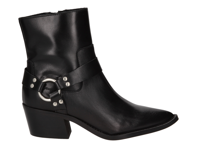 Tango Boot With Heel Black