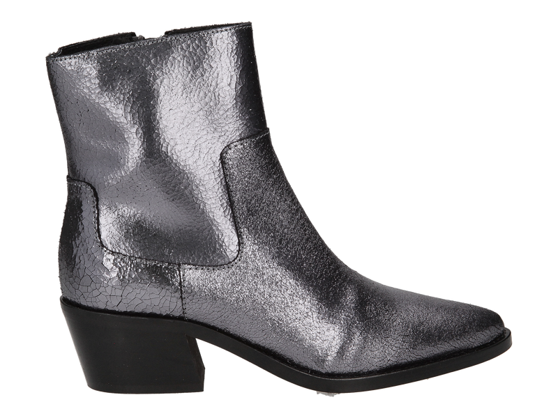 Tango Boot With Heel Silver