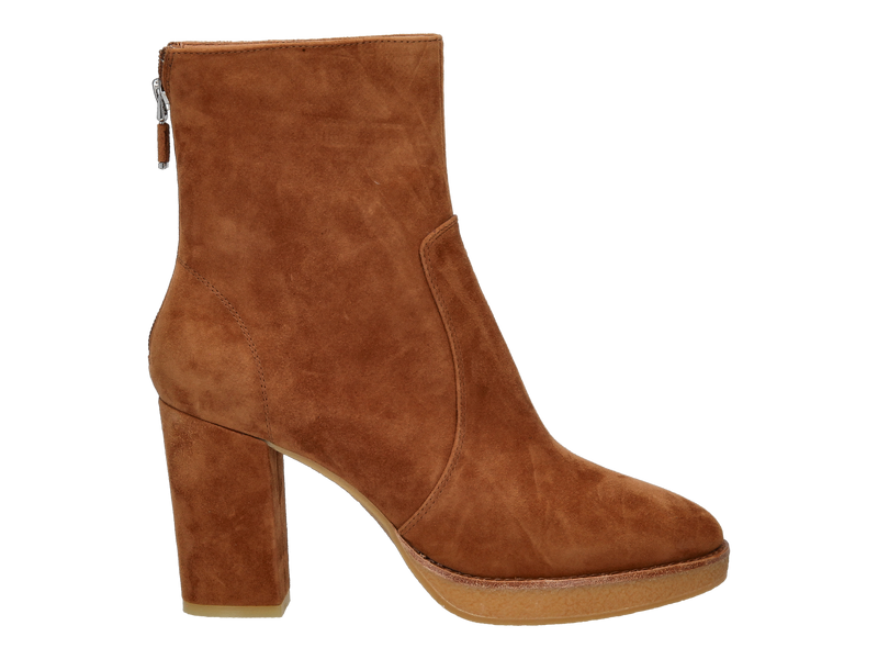 Lola Cruz Boots Met Hak Cognac