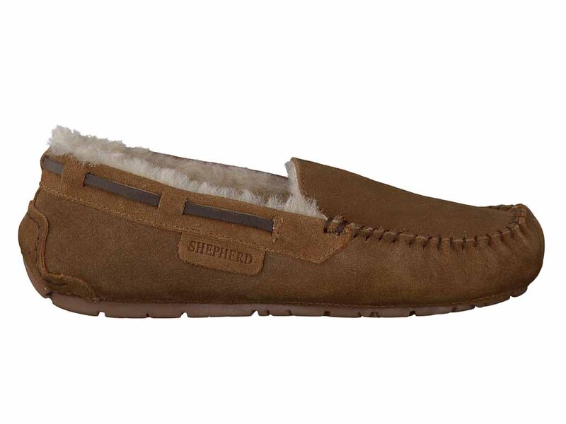 Shepherd Pantoufles Cognac