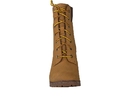 Timberland boots met hak cognac