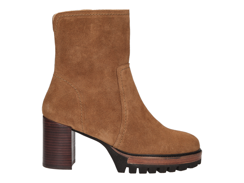 Jhay Boot With Heel Cognac
