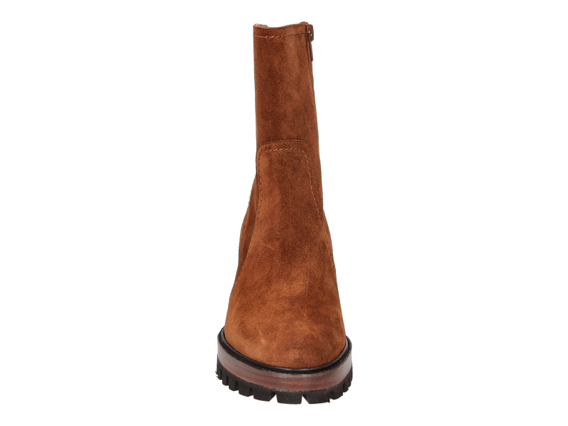 Jhay Boot With Heel Brown