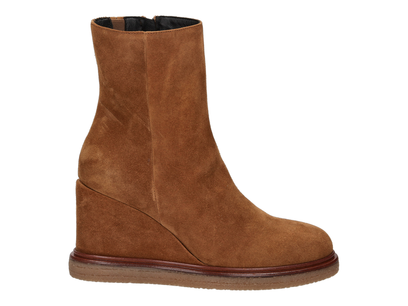 Louisa Boot With Heel Cognac