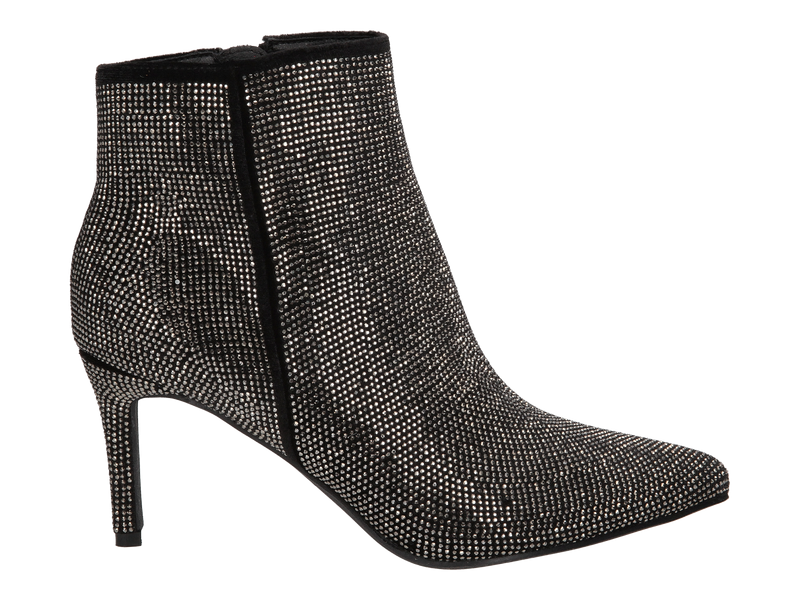 Menbur Boot With Heel Black