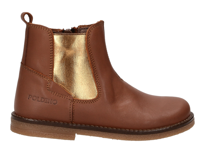 Poldino Bottines Cognac