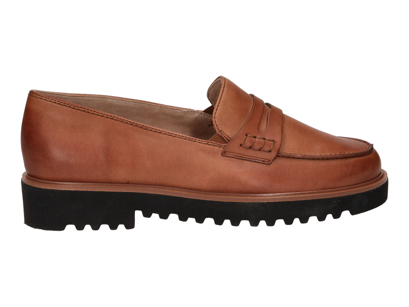 Paul Green Mocassins Cognac