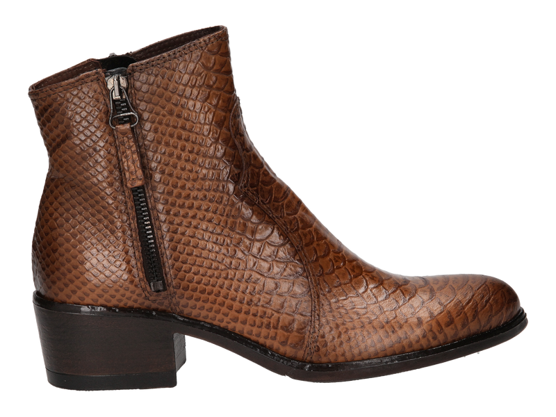 Mjus Boot With Heel Cognac