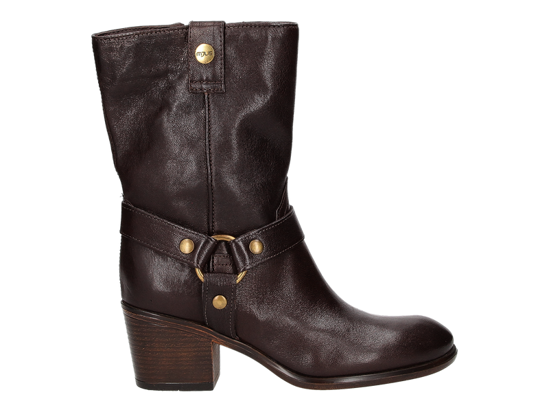 Mjus Boots Met Hak Bruin
