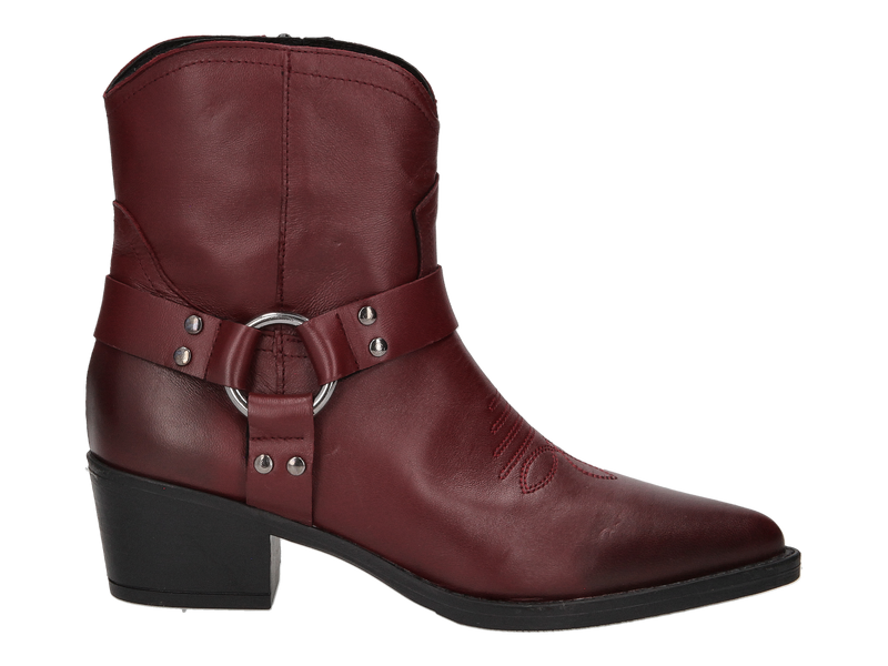 Debutto Donna Boot With Heel Bordeaux