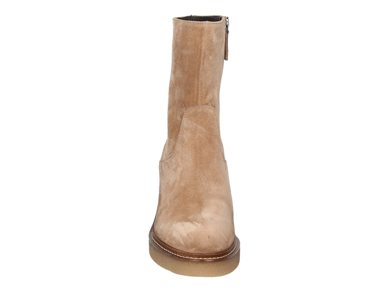 Triver Flight Boot With Heel Beige