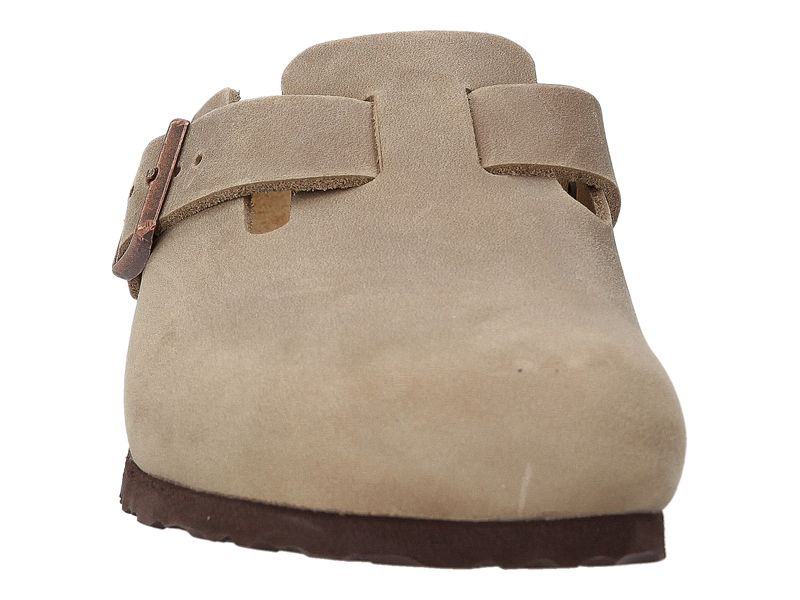 Voir le produit 'Birkenstock Mules Beige' (en anglais) Birkenstock Mules Beige