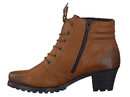 Rieker boots with heel cognac