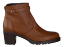 Ara boots with heel cognac