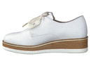 Tamaris chaussures à lacets blanc