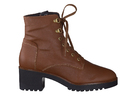 Dlsport boots with heel cognac