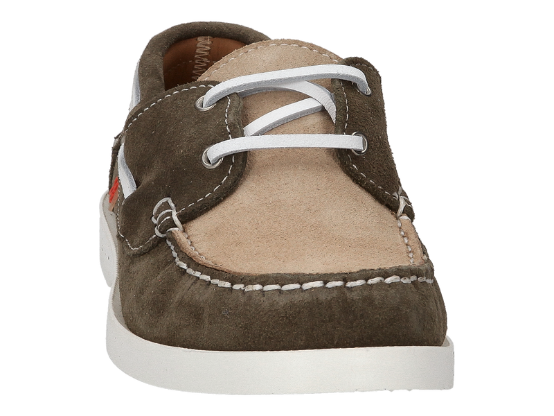 Eli Chaussures Bateau Kaki