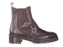 Pertini boots with heel brown