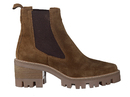 Alpe boots with heel cognac