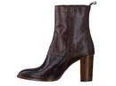 Zinda boots with heel brown