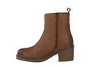 Haghe By Hub boots with heel cognac