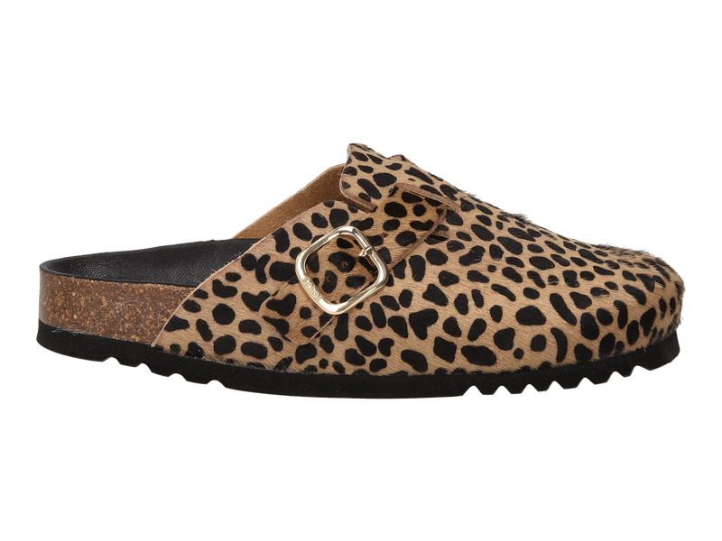 Scholl Mules Leopard