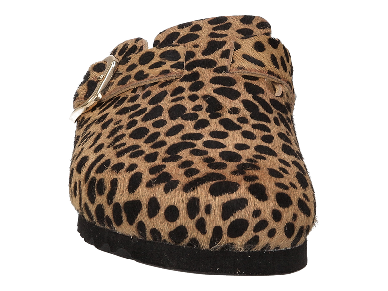 Scholl Mules Leopard