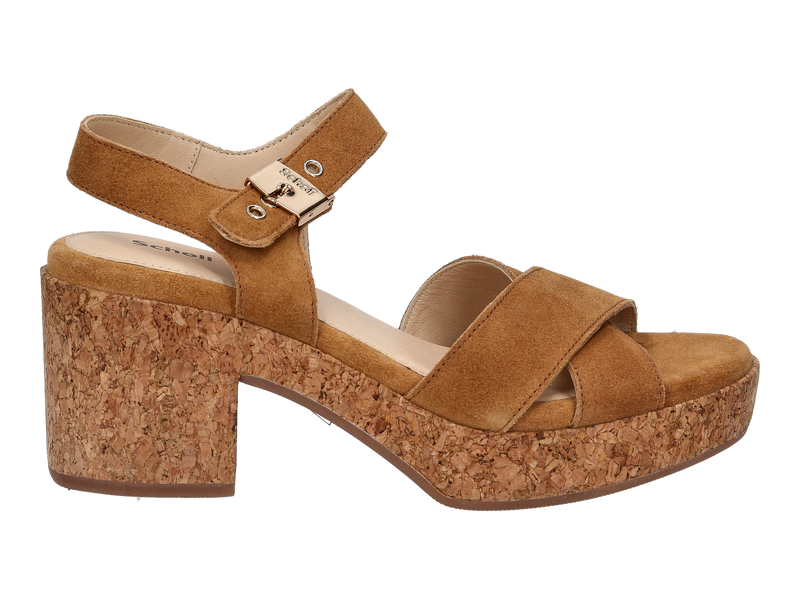 Scholl Sandals Cognac