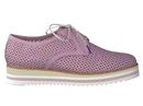 Pertini chaussures à lacets rose