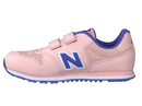 New Balance chaussures à velcro rose