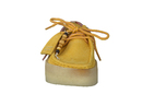 Clarks lace shoes yellow