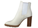 Frida boots with heel white